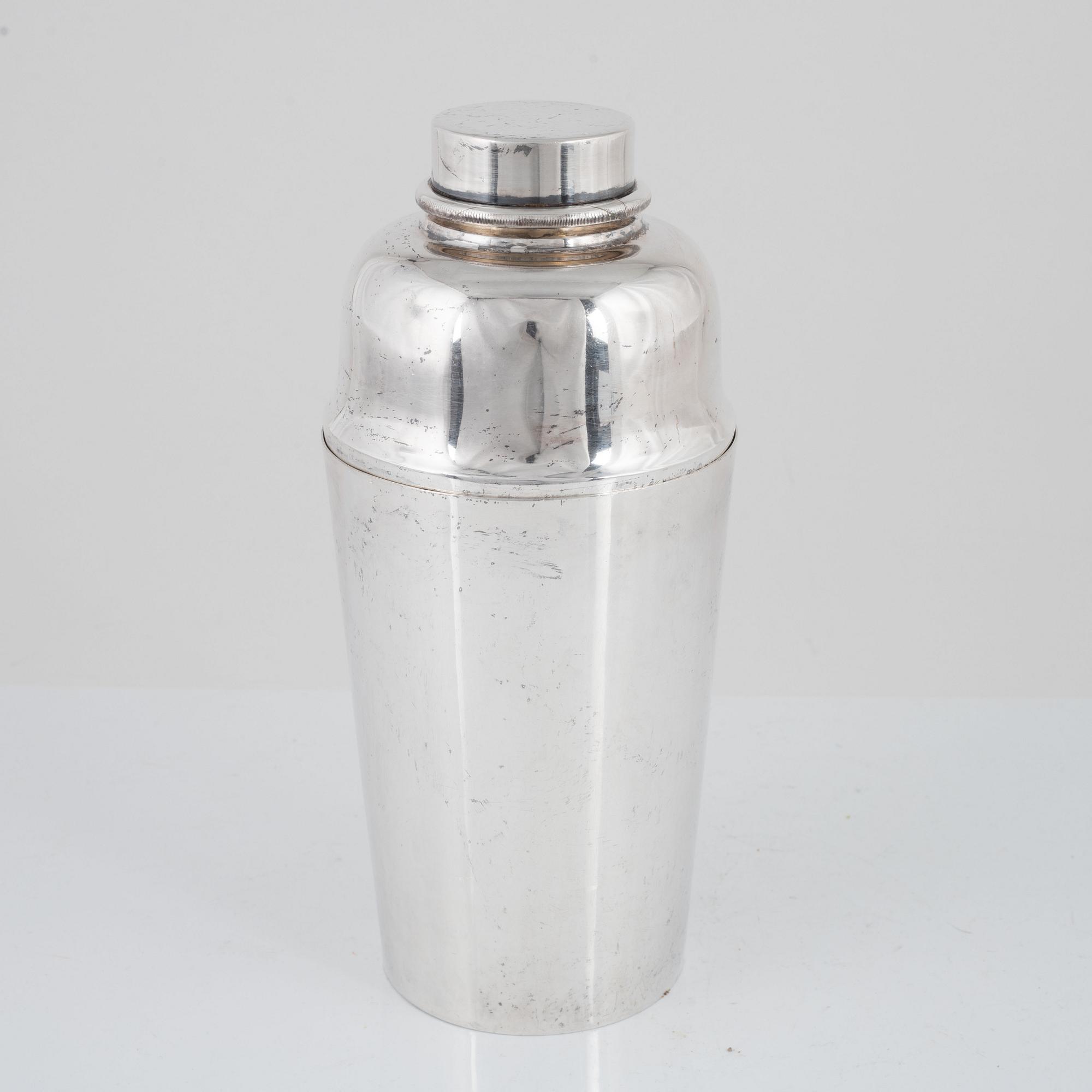 Shaker, nysilver, märkt SMPC, Sydney.