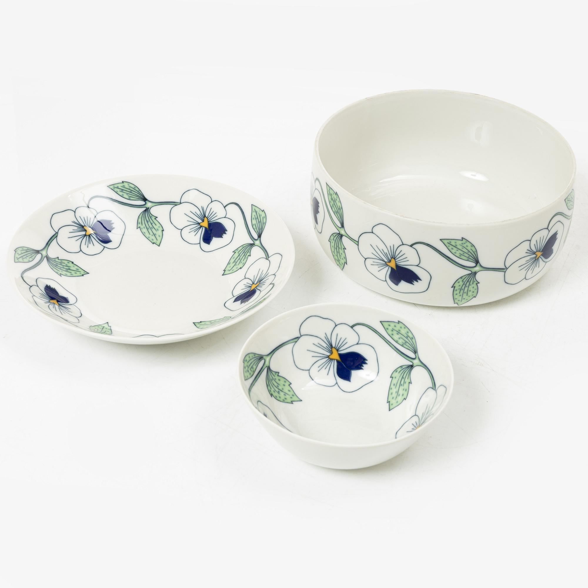 Sylvia Leuchovius, dinner service, 53 pieces, "Sylvia", 250th Anniversary service, Rörstrand.