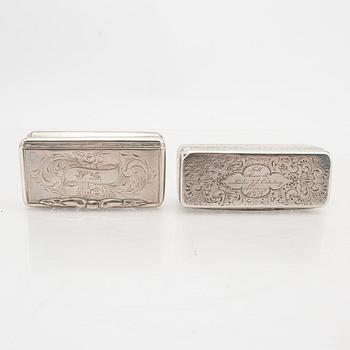 Dosor 4 st silver 1800-tal.