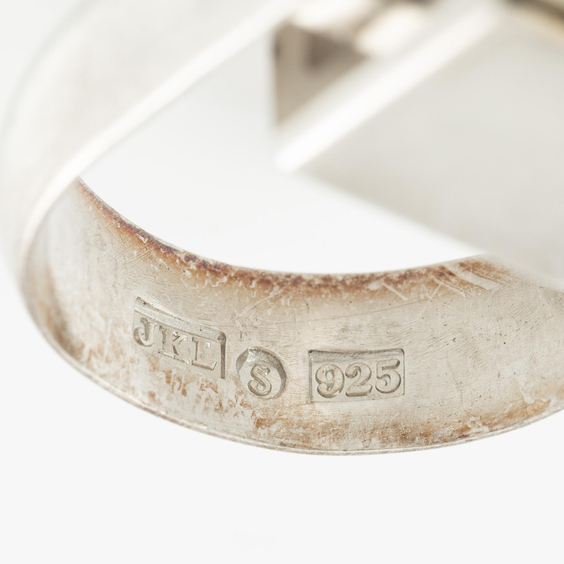 Jan-Christer Lundqvist, ring, sterlingsilver med pyrit, Skövde.
