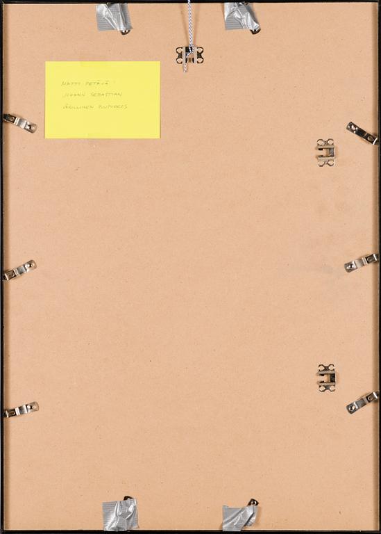 MATTI PETÄJÄ, träsnitt, signerat och daterad -73, numrerat 12/99.