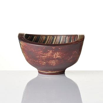 Wilhelm Kåge, a "Farsta" stoneware bowl, Gustavsberg Studio 1950s.