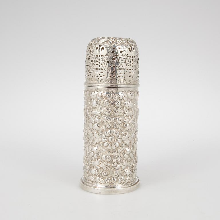 STRÖARE, silver, Edgar Finley & Hugh Taylor, London 1889. 207 gram.