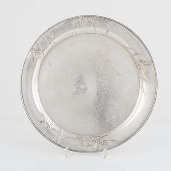 A ten-piece silver cocktail set, Yamato Bros & Co, Kobe, Japan, first half of the 20th century.