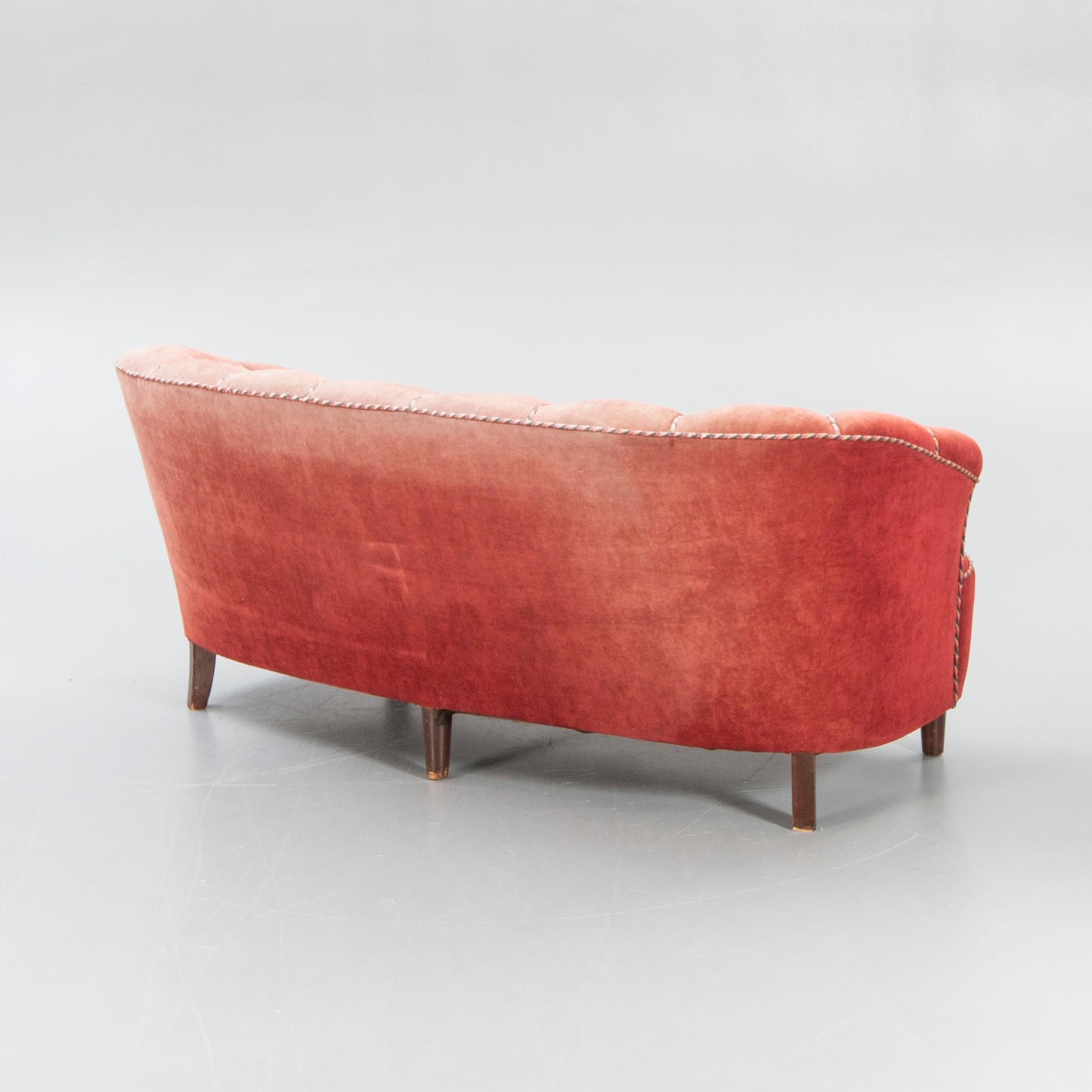 Sofa, probably Otto Schultz, 1940s-50s.