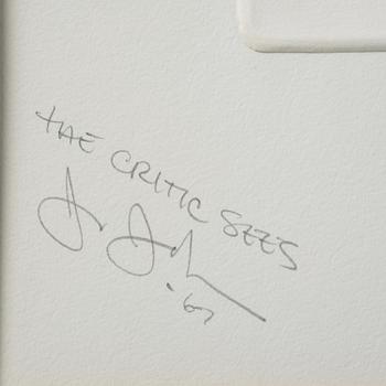 Jasper Johns, "The Critic sees" ur "Ten from Leo Castelli".