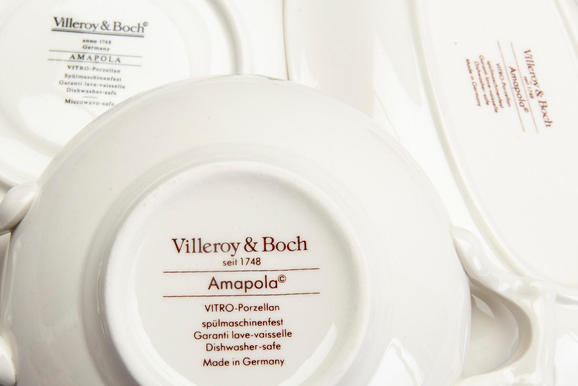 Servis, ca 70 delar, "Amapola", Villeroy & Boch.