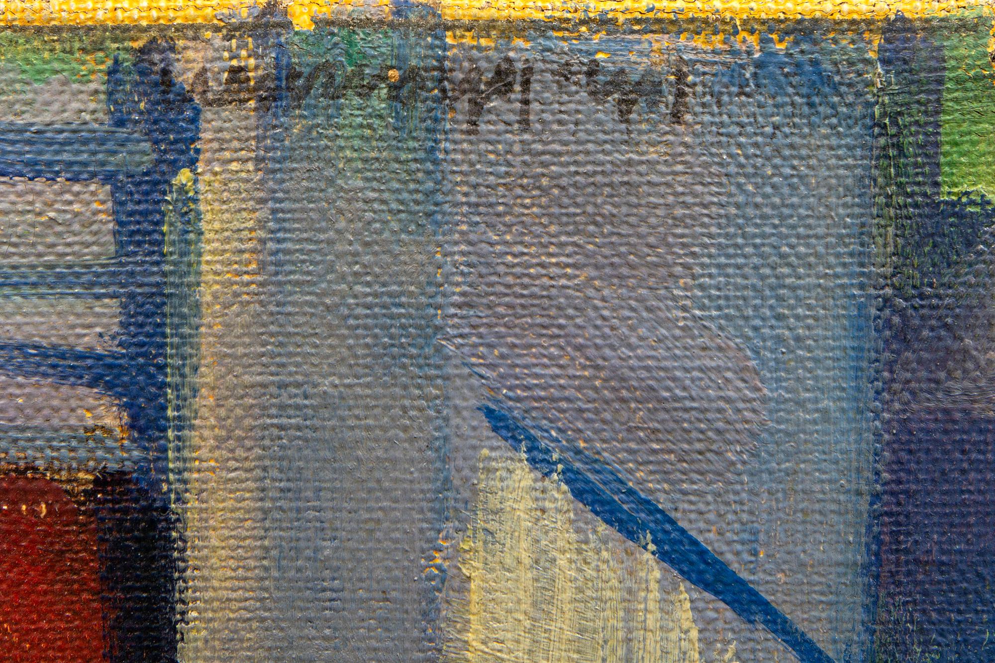 Johan Johansson,  olja på duk, signerad.