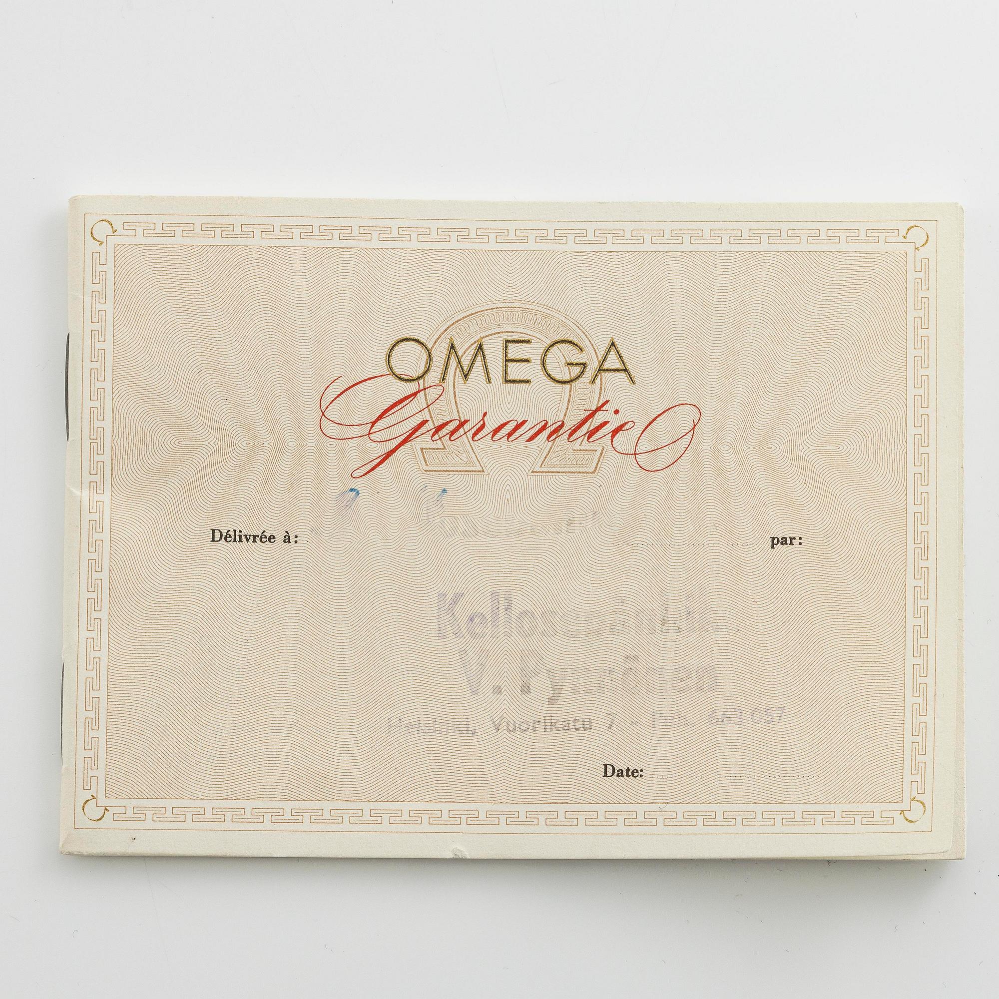 Omega, Speedmaster, "Base 1000", "Tropical Dial", "2998-1", "Naiad crown", ca 1959.