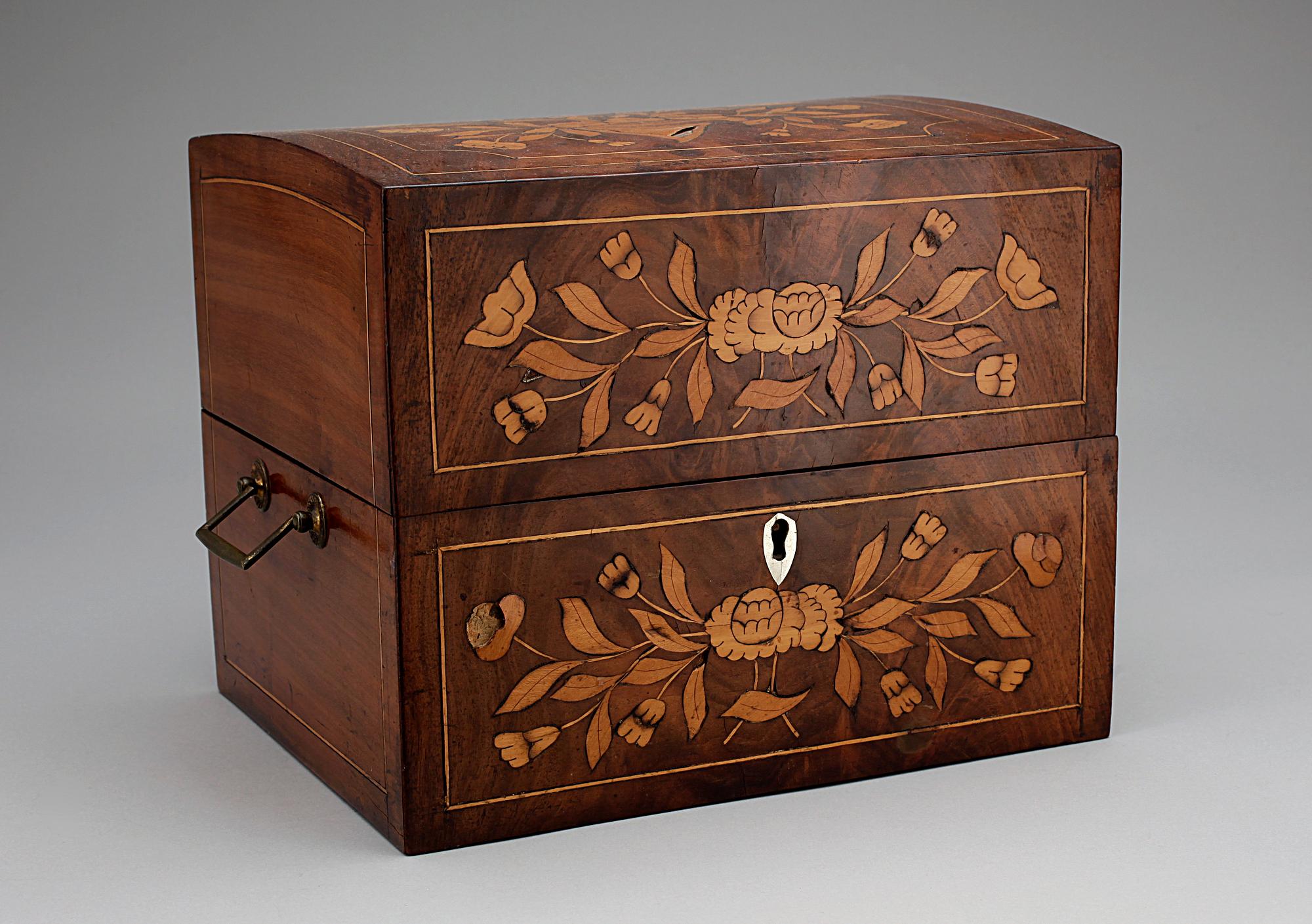 FLASKSCHATULL, 1800-talets andra hälft.