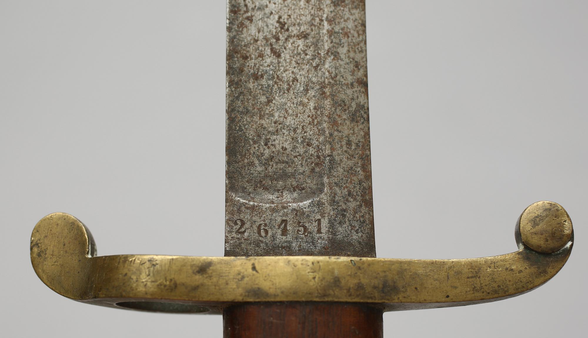 POLISSABEL samt SABELBAJONETT, 1800-talets slut/1900-talets början.