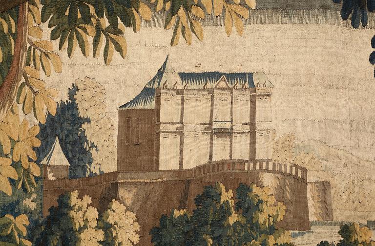 A "Verdure", tapestry, ca 305 x 500 cm, signerad VIT*M*R*D'AUBVSSON.