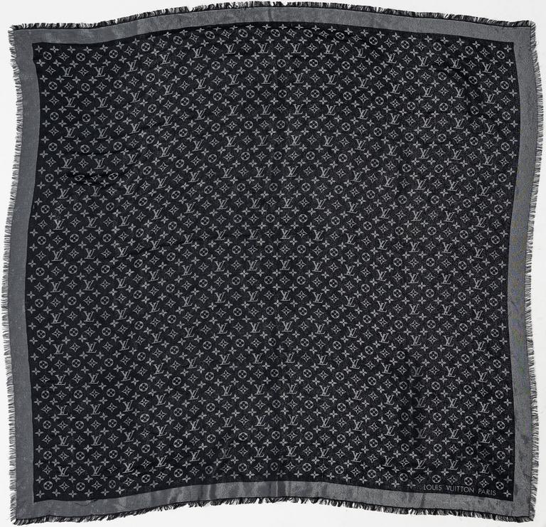 Louis Vuitton, a silk mix shawl.