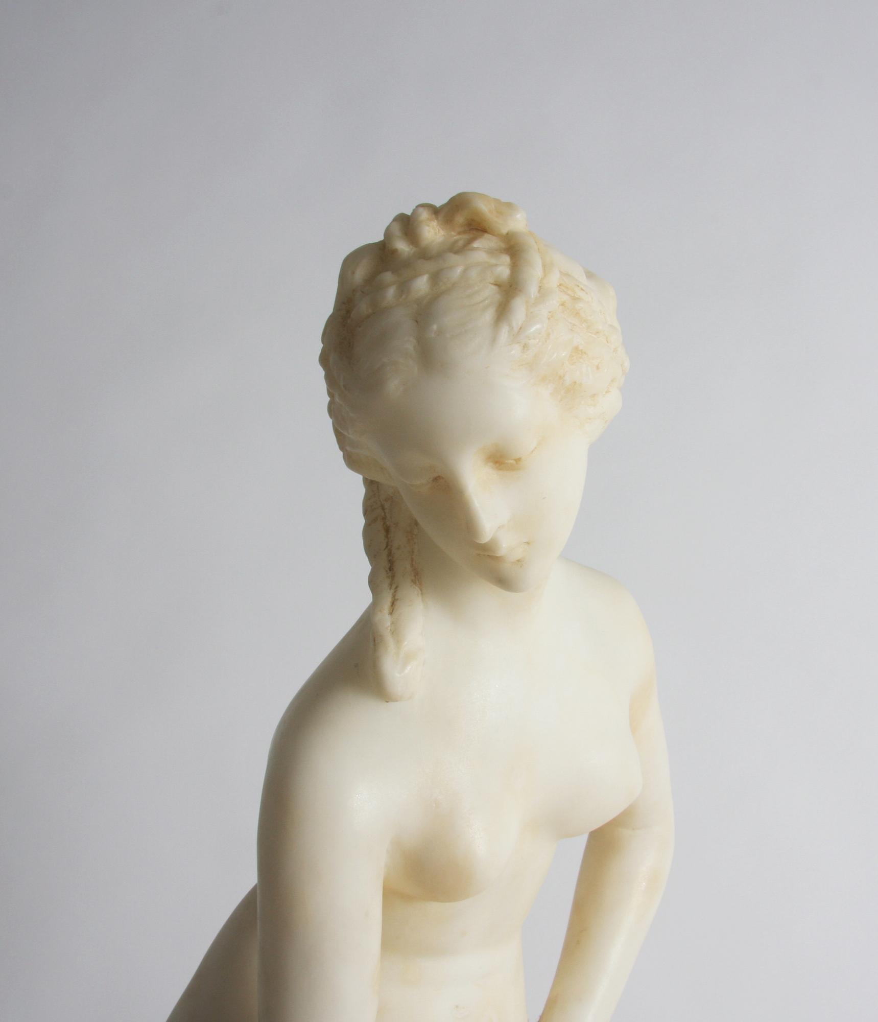 SKULPTUR, alabaster.