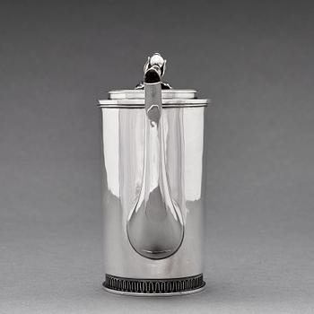 Carl Fredrik Carlman, a 3 pieces coffee service, Stockholm 1967.