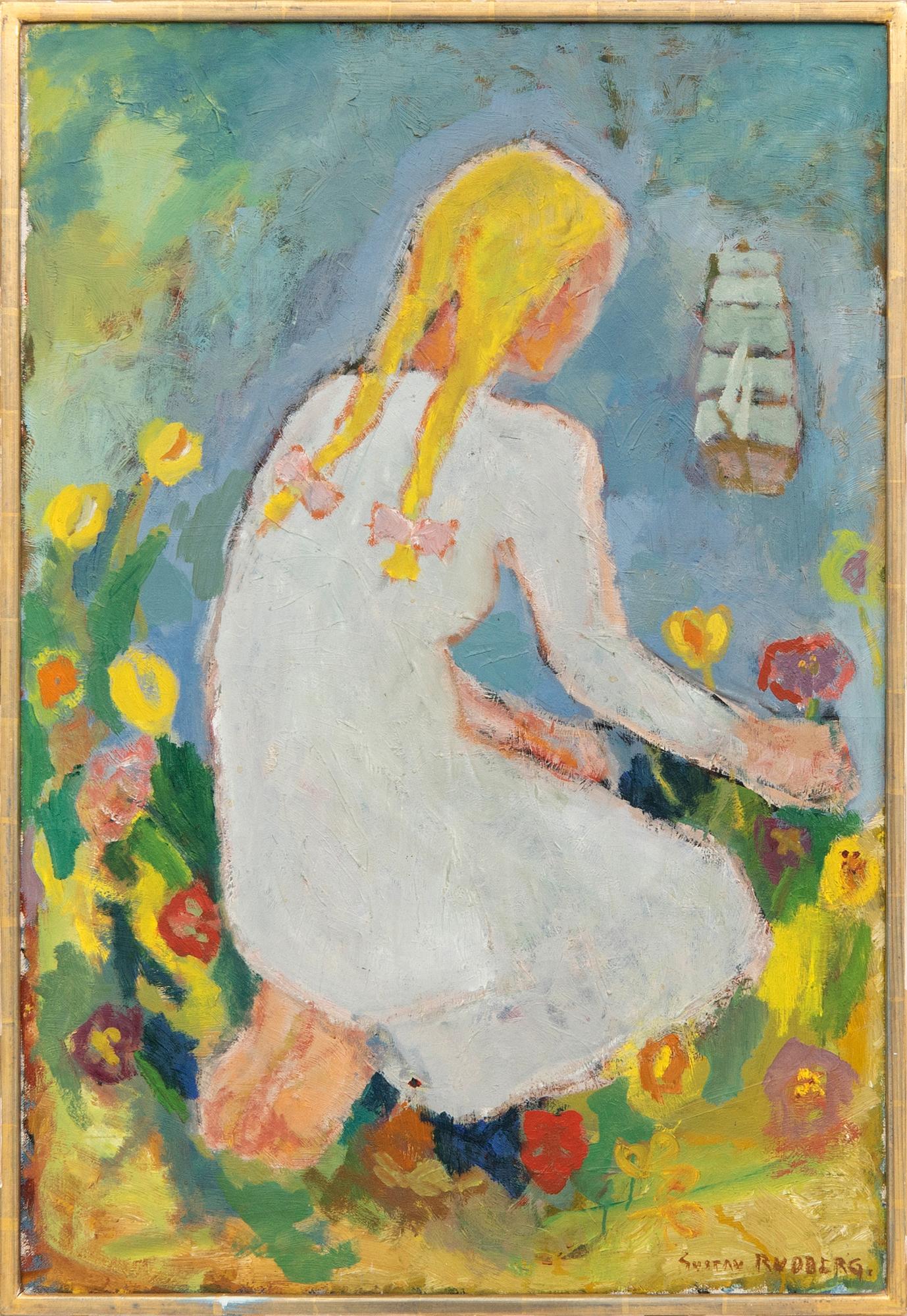 Gustav Rudberg, Ellen - the artist's wife.