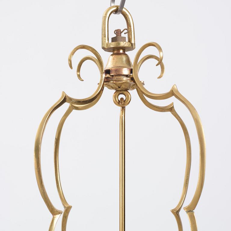 A Louis XVI four-light lantern, late 18th century.