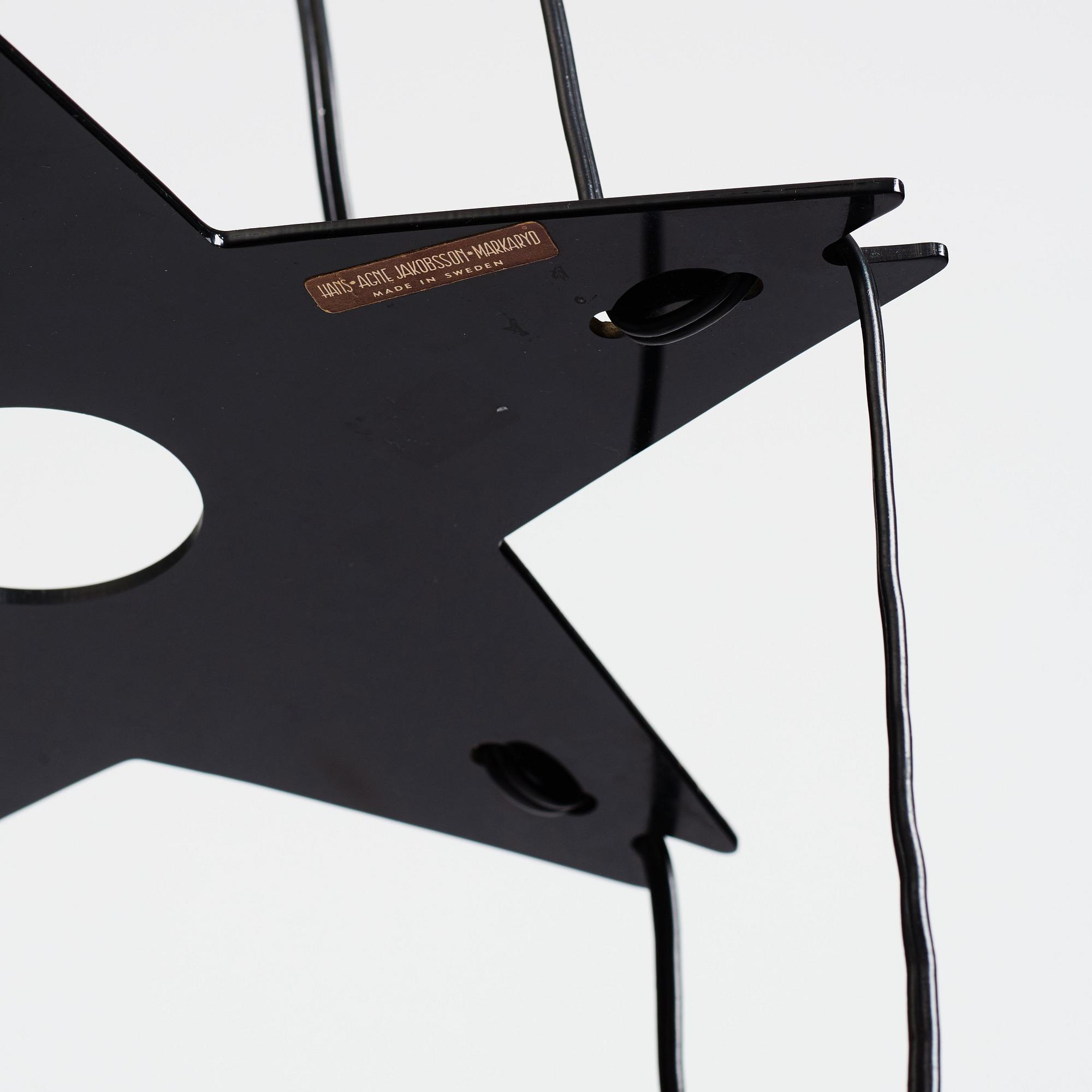 taklampa, modell "S 1970-5", Hans-Agne Jakobsson AB, Markaryd, 1950-60-tal.