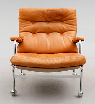 FÅTÖLJ, "Karin", Bruno Mathsson, DUX, 1900-talets andra hälft.