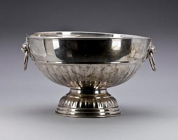 SKÅL/CHAMPAGNEKYLARE, nysilver, 1900-talets andra hälft.