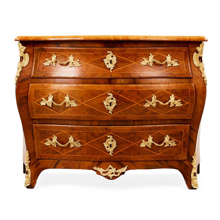 A Swedish Rococo 18th century commode.