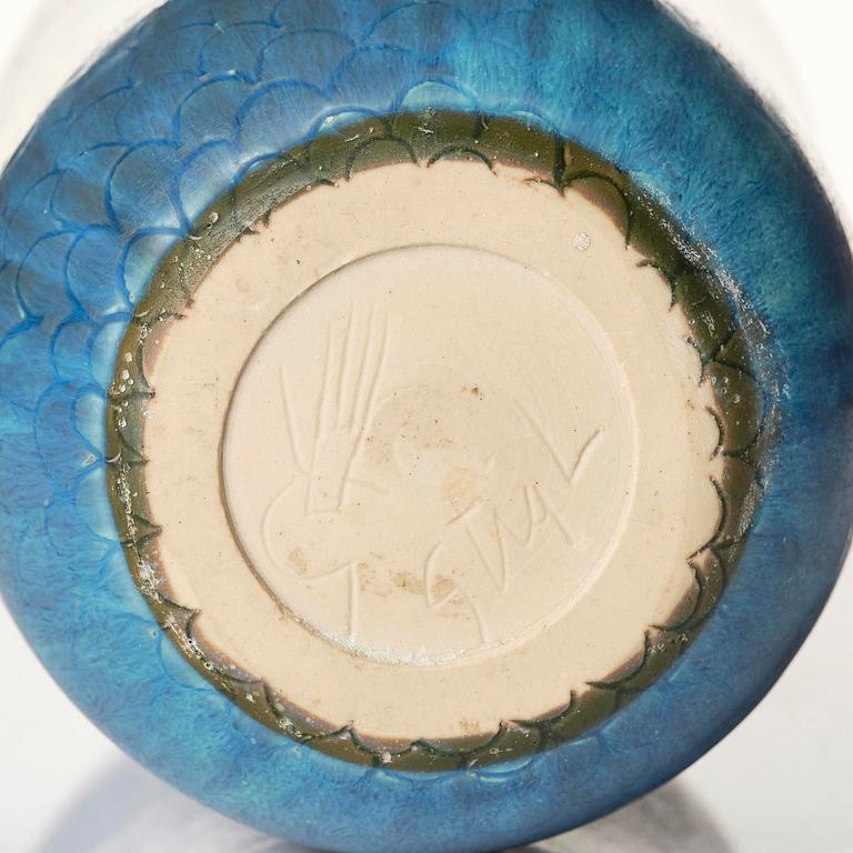 Stig Lindberg, a stoneware vase, Gustavsberg Studio, 1961.