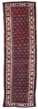1234. SEMI-ANTIQUE KURDISH RUNNER, probably. 326 x 102 cm.