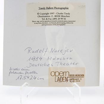 Photographs 2 pcs Rudolf Nureyev.
