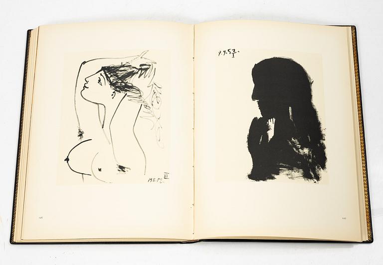 Pablo Picasso, bok, La Guerre et la Paix, signerad upplaga 25/50.