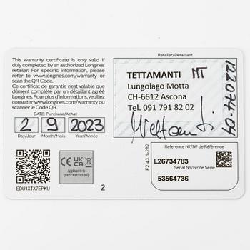 Longines, Master Collection, kronograf, armbandsur, 40 mm.