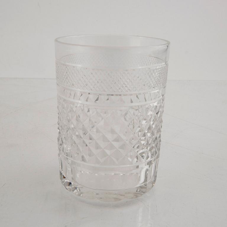 Elis Bergh, glass service Kent 36 pcs from kosta mid 1900s.