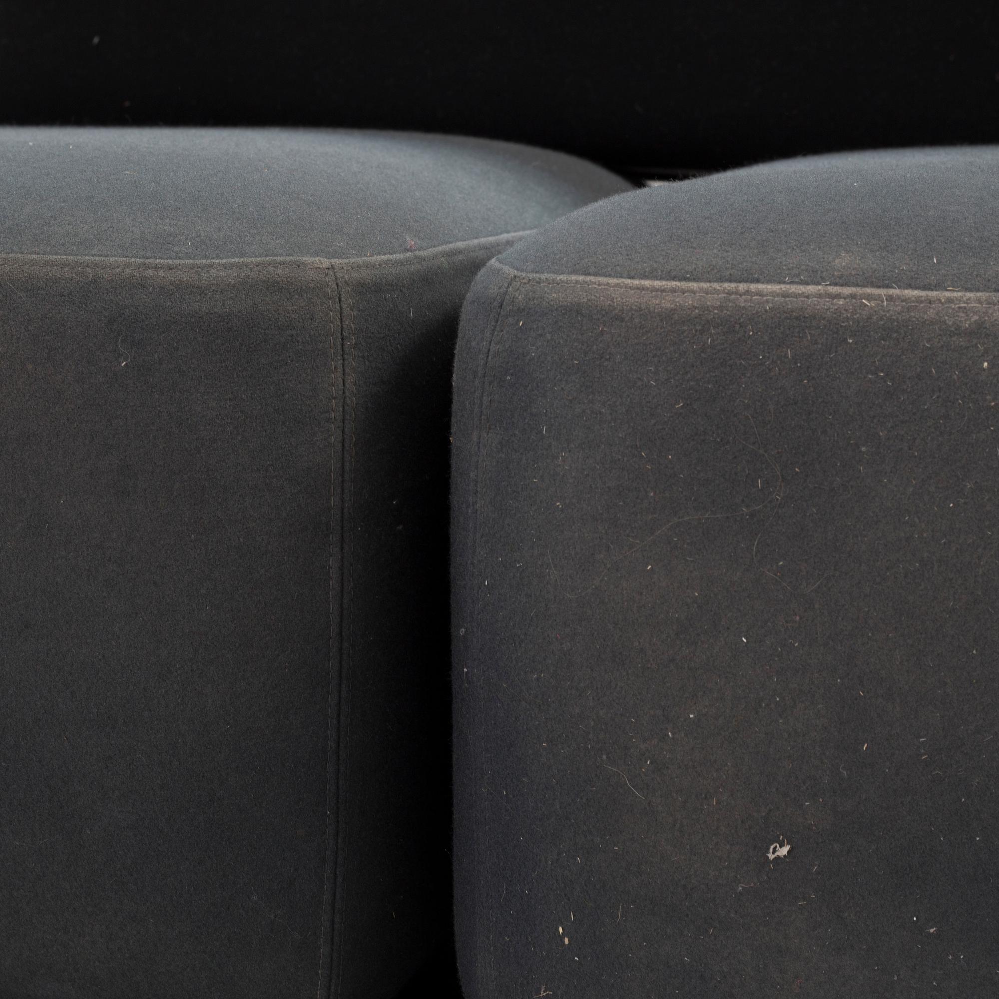 a 3 part "Alphabet" sofa by Piero Lissoni for Fritz Hansen.