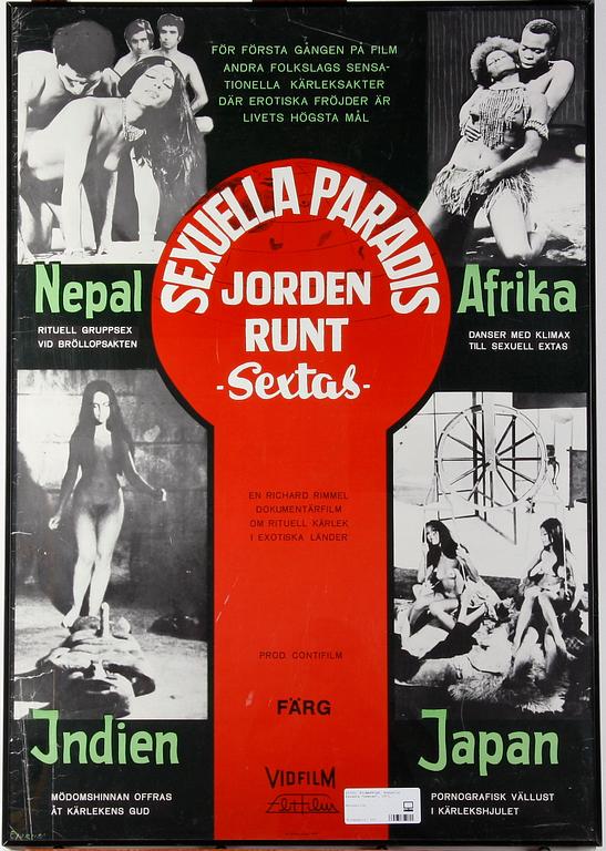 FILMAFFISH, Sexuella Paradis "Sextas", 1973.