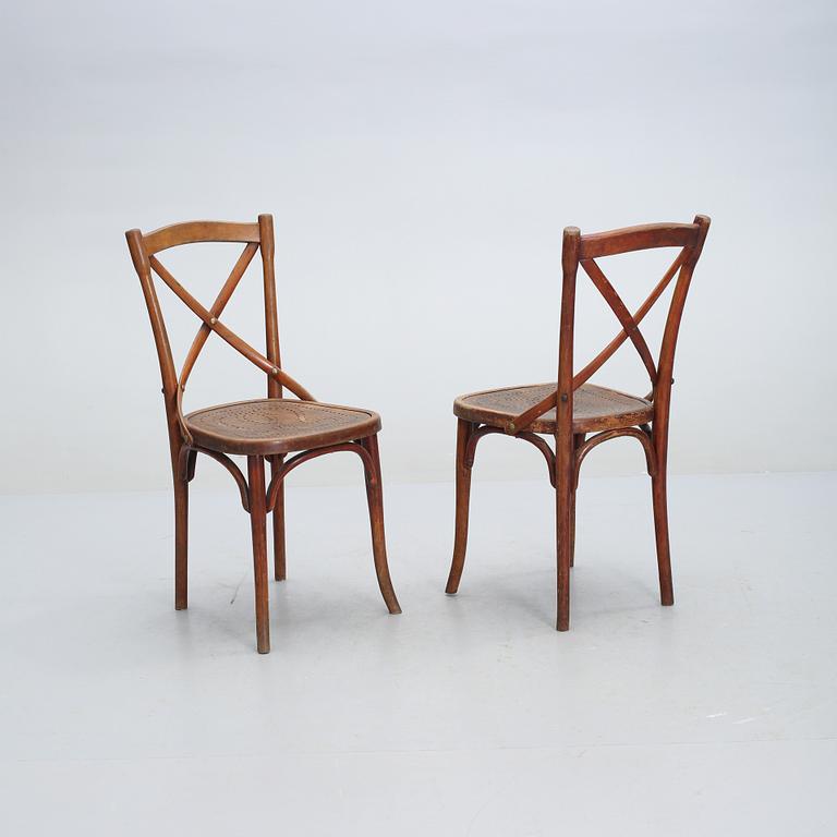 STOLAR, ett par, Thonet, 1888-1922.