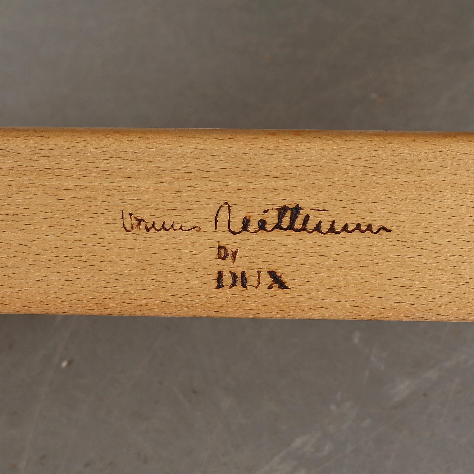 FÅTÖLJ, "Pernilla", Bruno Mathsson, DUX, 1900-talets andra hälft.