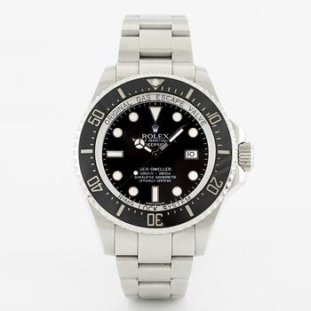 Rolex, Deepsea, Sea-Dweller, wristwatch, 44 mm.