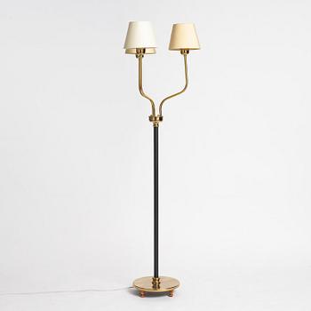 Josef Frank, a floor lamp model "2426", Firma Svenskt Tenn, mid-20th century.