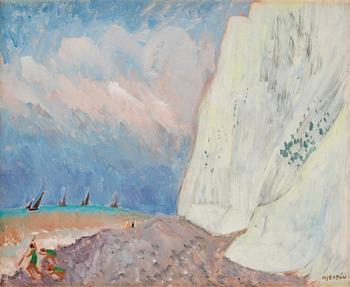 626. Sigrid Hjertén, "Kalkstensklippan, St Aubin".