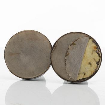 Candelsticks, a pair, silver, Gothenburg 1958.