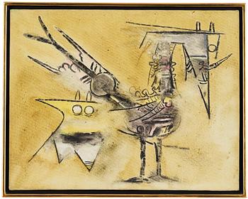 Wifredo Lam, "Deux Oiseaux".