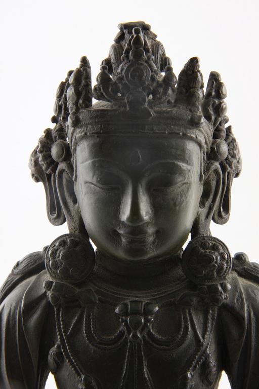 BUDDHA, Ming/Qing-dynastin, brons.
