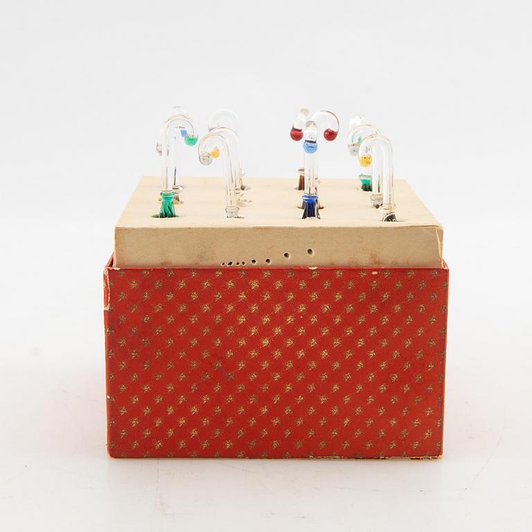 Drinking and smoking accessories, first half of the 20th century.