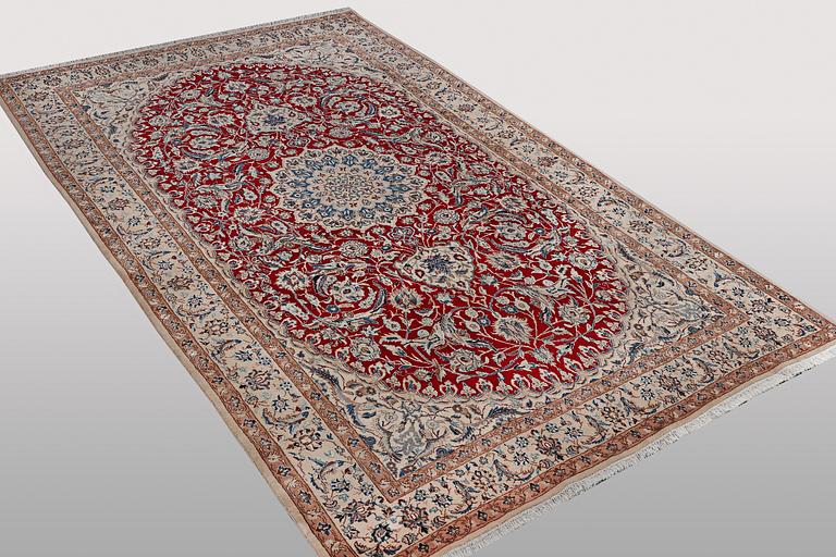 Matta, Nain part silk, 6 laa, ca 295 x 178 cm.