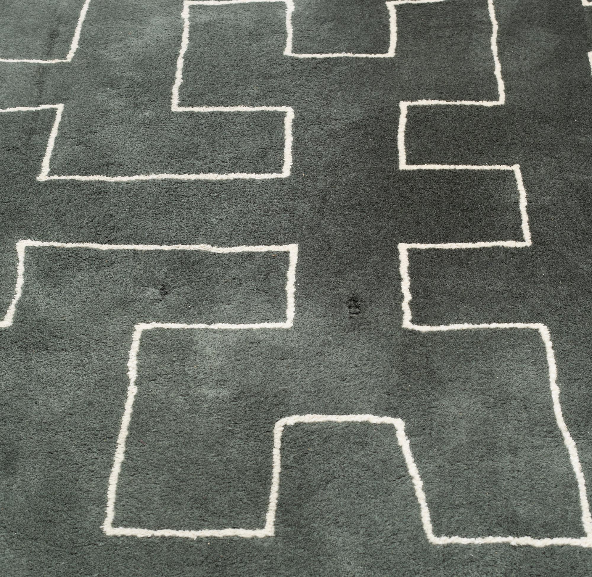 Tom Dixon, matto, "Maze", hand tufted, ca 478 x 478 cm, "MAZE By ASPLUND".