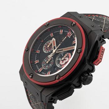 Hublot, King Power, Dwyane Wade, "Limited Edition", wristwatch, chronograph, 48 mm.