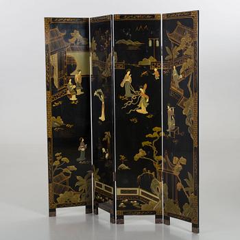 A Japanese folding screen  the 20th century.