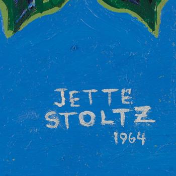JETTE STOLTZ, olja på duk, sign och dat 1964.