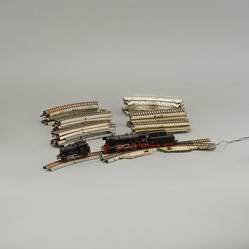 TÅGBANEDELAR och LOK, Märklin, 1900-talets andra hälft.