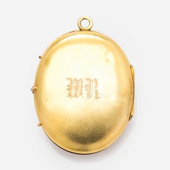 Medallion, 14K (56) gold, Russia.