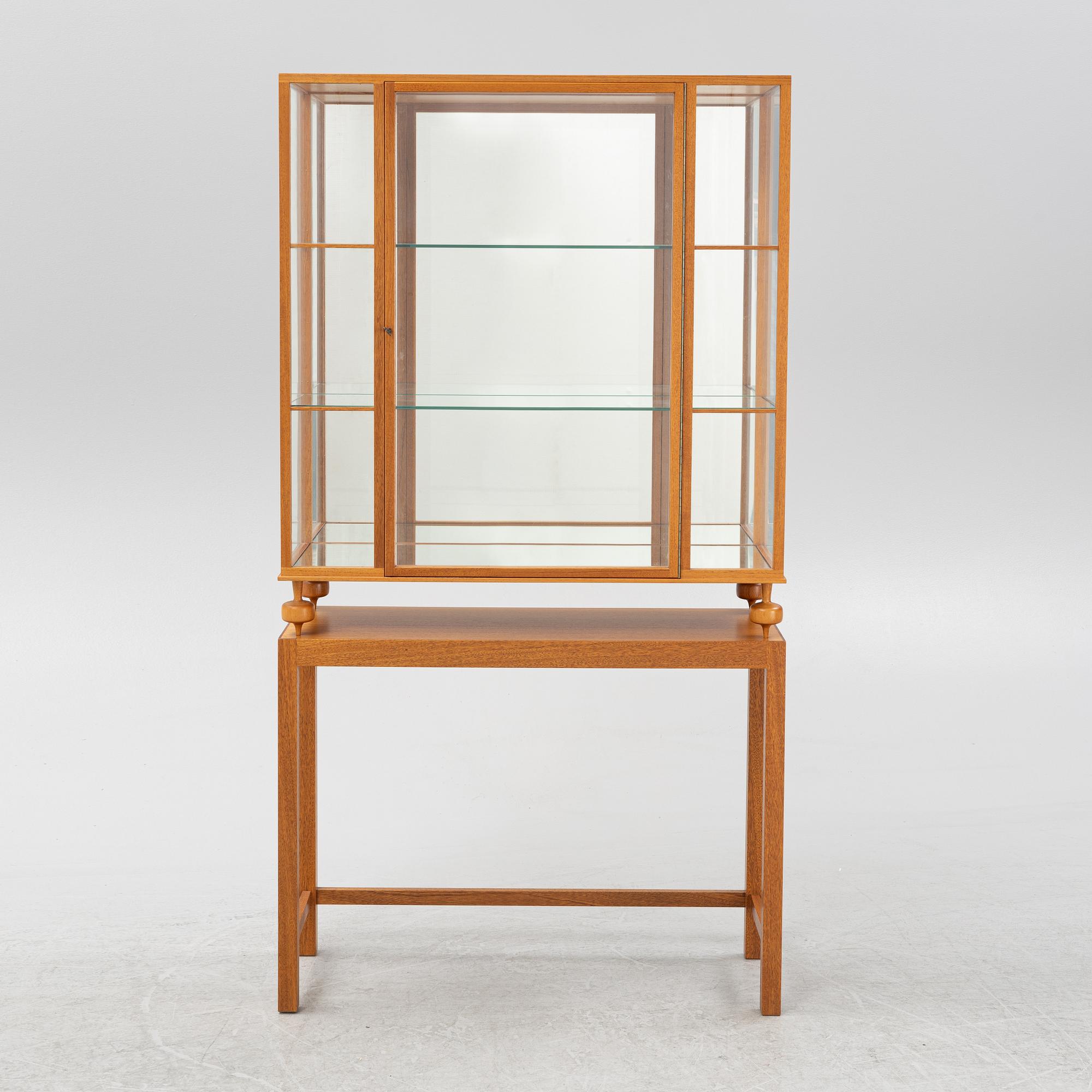 Josef Frank, a model 2077 showcase cabinet, Svenskt Tenn, Sweden, post 1985.